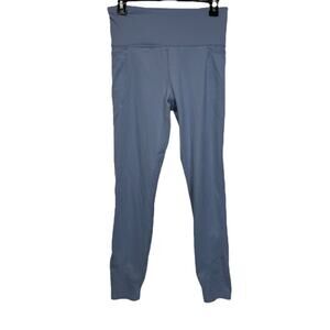 Joy Lab Light Blue High Rise Perforated Cropped Leggings Size‎ M